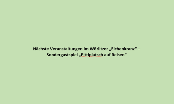 sondergastspiel pittiplatsch