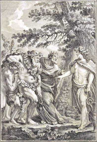 Silen und Bacchus