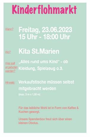 Kinderflohmarkt